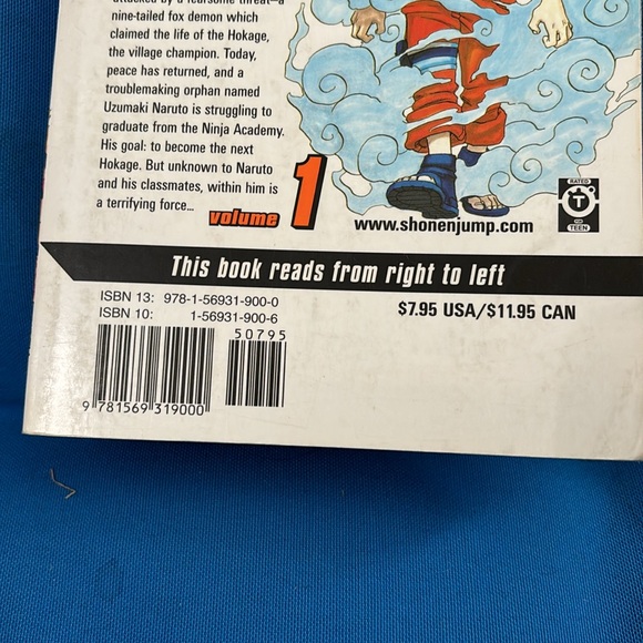 Naruto Volume 1 Shonen Jump Graphic NovelComic ByMusashiKishimato RatedTForTeens - Picture 7 of 9